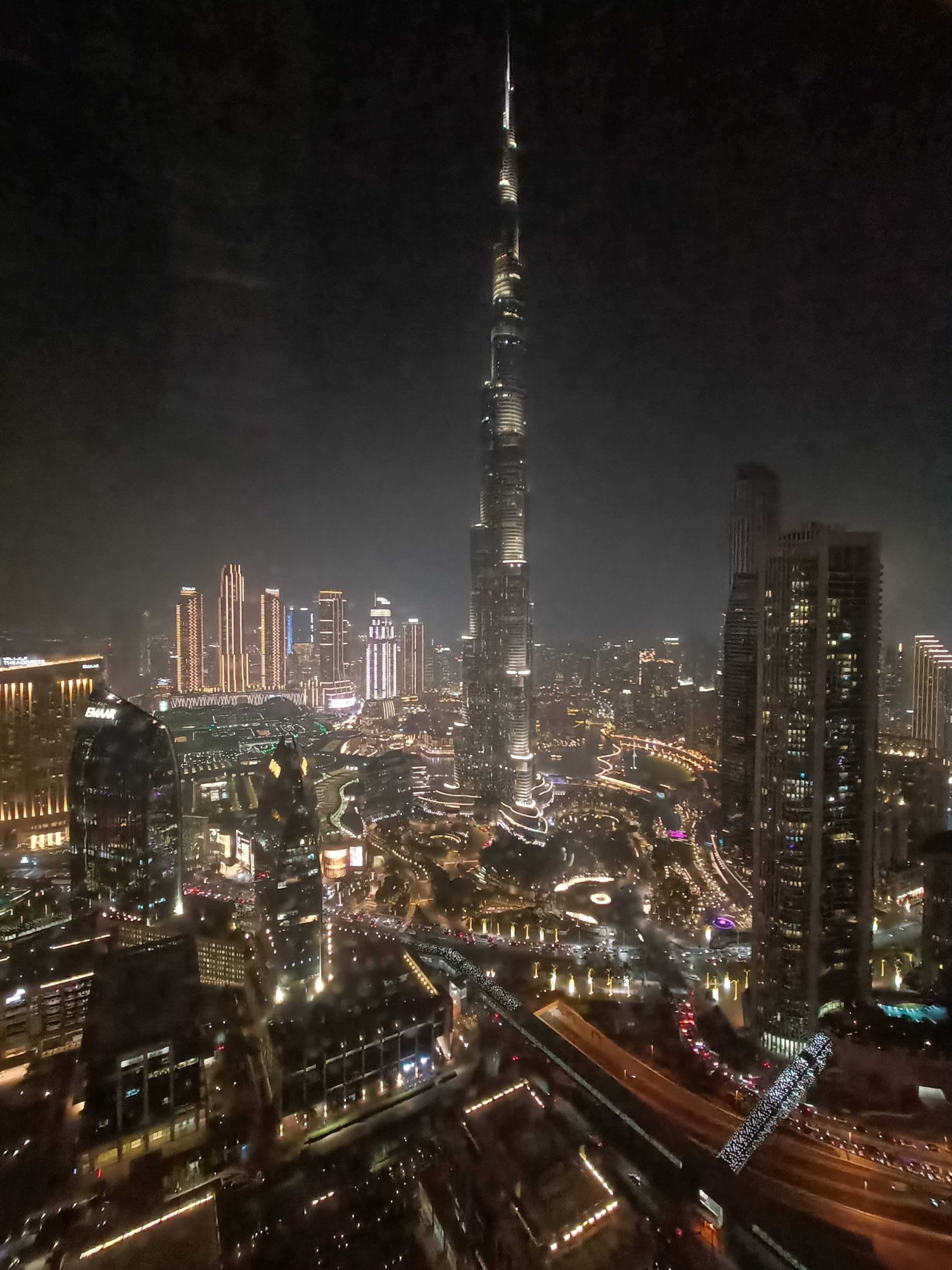 Sky View Dubai observation deck with glass floor - breathtaking views of Burj Khalifa from the observatory